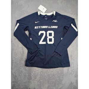 Villanova Wildcats Nike Volley Ball Shirt Womens Size Large Blue #28 Caamal